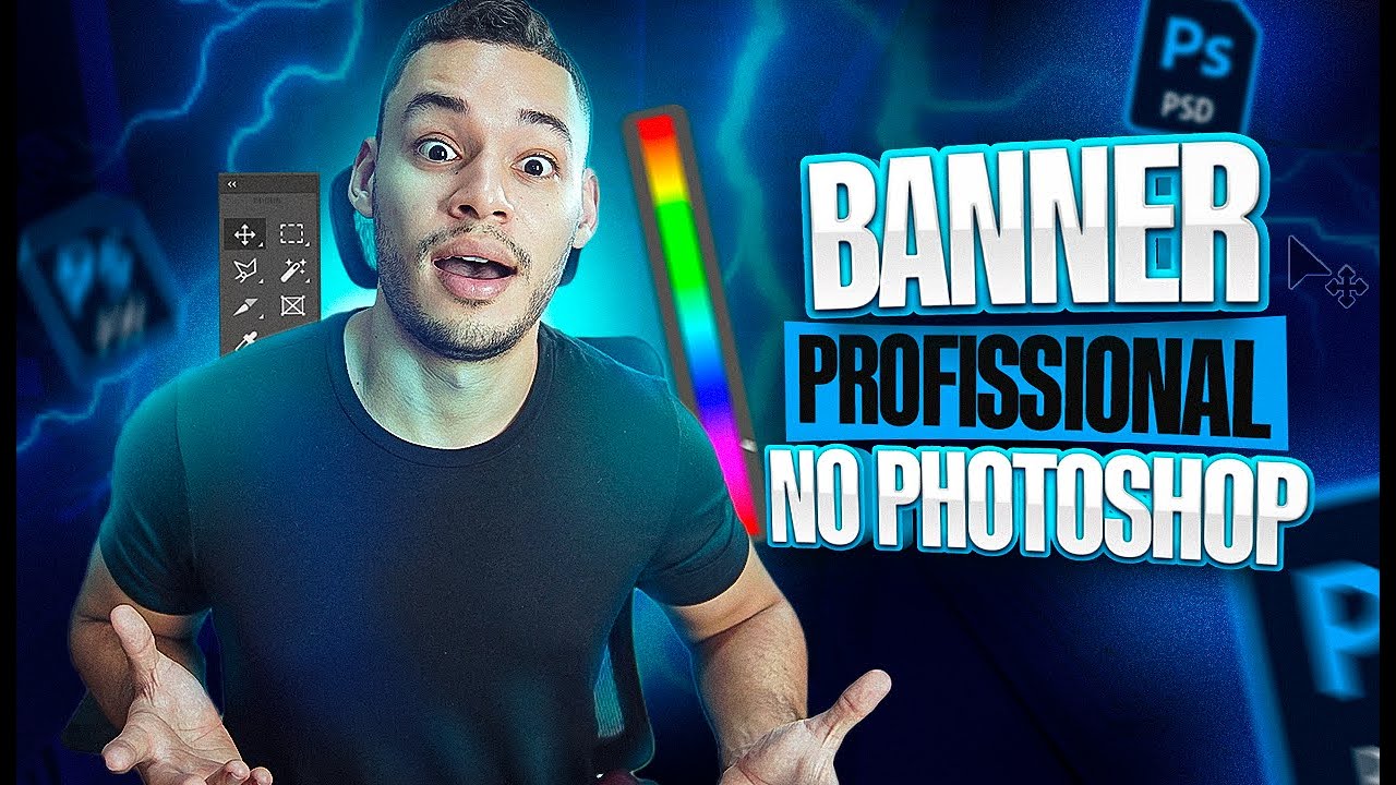 Como Criar BANNER DE BACKGROUND Para Seus Sites Com PHOTOSHOP (PASSO A PASSO)