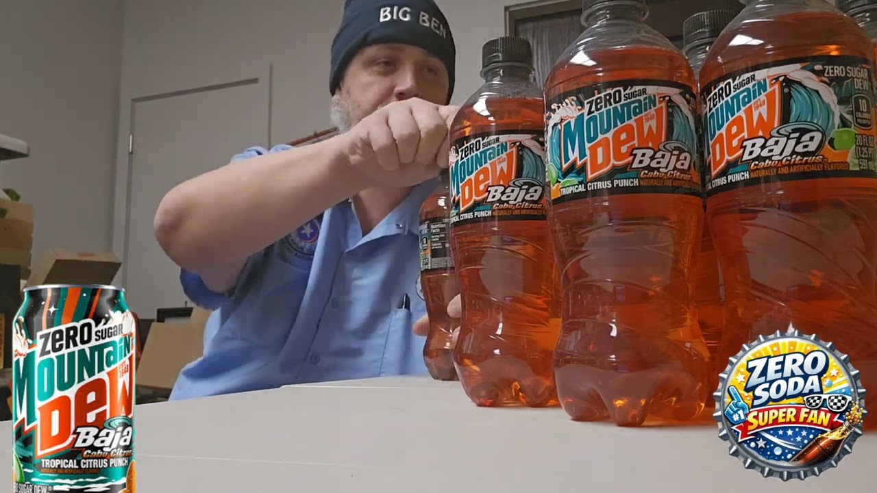 Reviewing the return of the legendary Mountain Dew Baja Cabo Citrus Zero. Dive into the Zero Fresh 