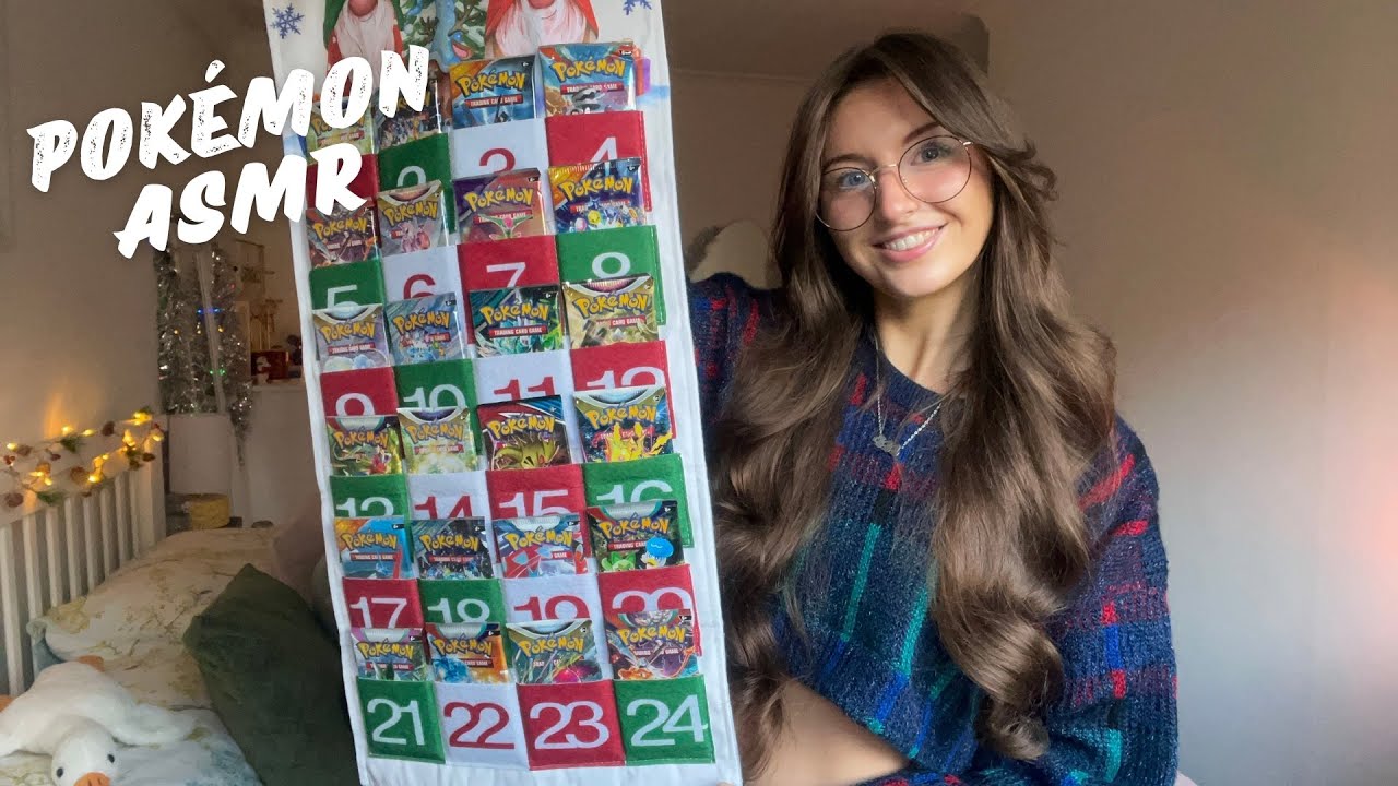 ASMR Pokémon Advent calendar🎁 (Whisper rambles, tapping, crinkles)