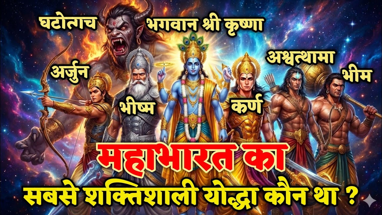 महाभारत के 10 सबसे अधिक शक्तिशाली योद्धा | Top 10 Powerful Warriors in Mahabharat |Shaktishali Yodha
