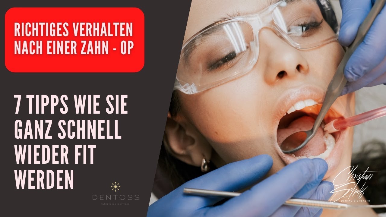 Zahn-OP? 7 Tipps, wie sie ganz schnell wieder fit werden