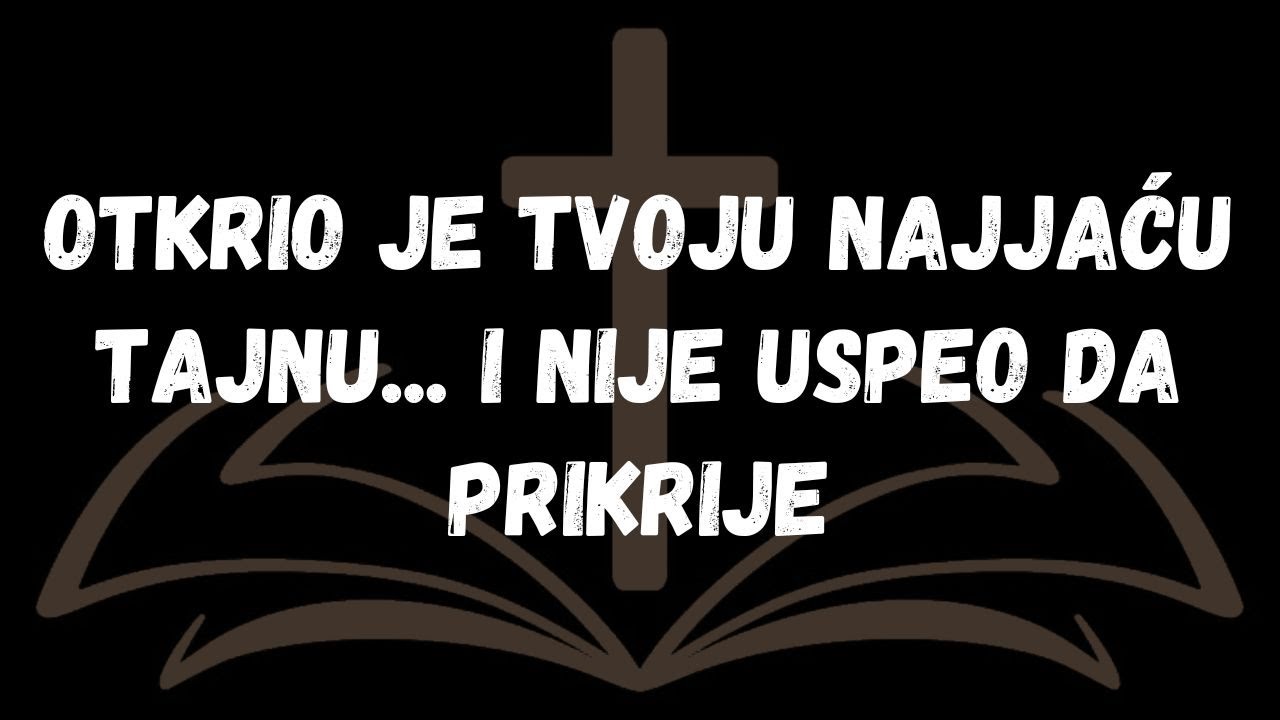 Otkriо je tvoju naјјaću tајnu... I nije uspеo da prikrije  Poruke anđela