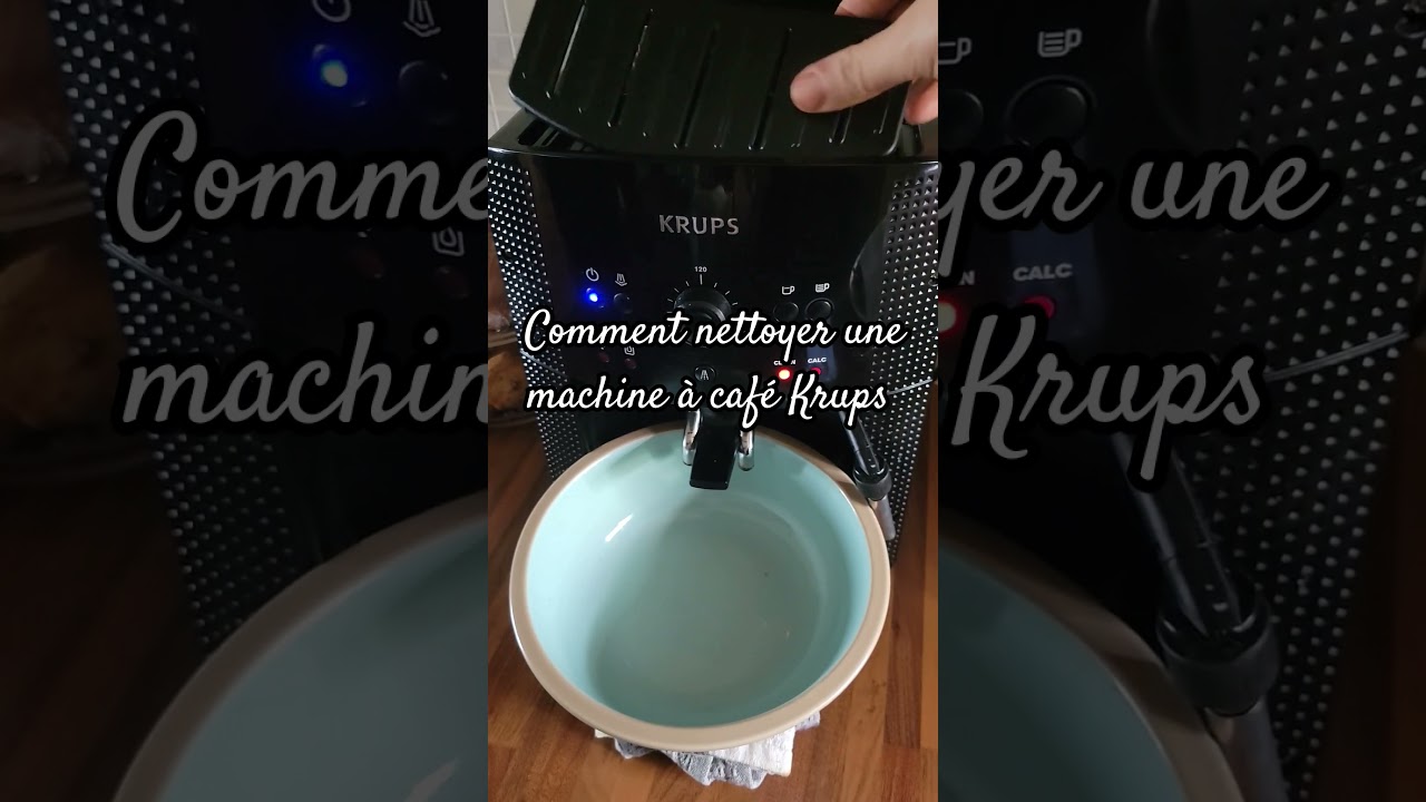 Comment nettoyer une machine &agrave; caf&eacute; Krups ?