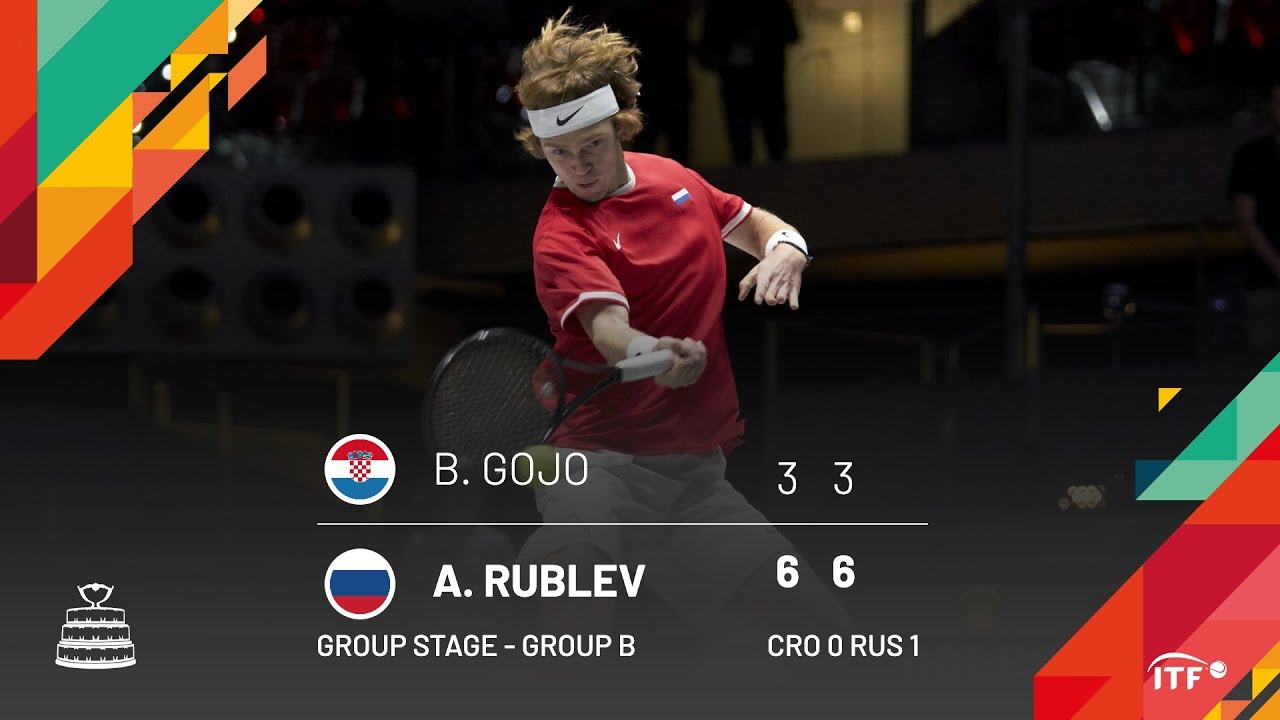 Rublev vs Gojo | CROATIA vs RUSSIA | Group B Match 1 Highlights
