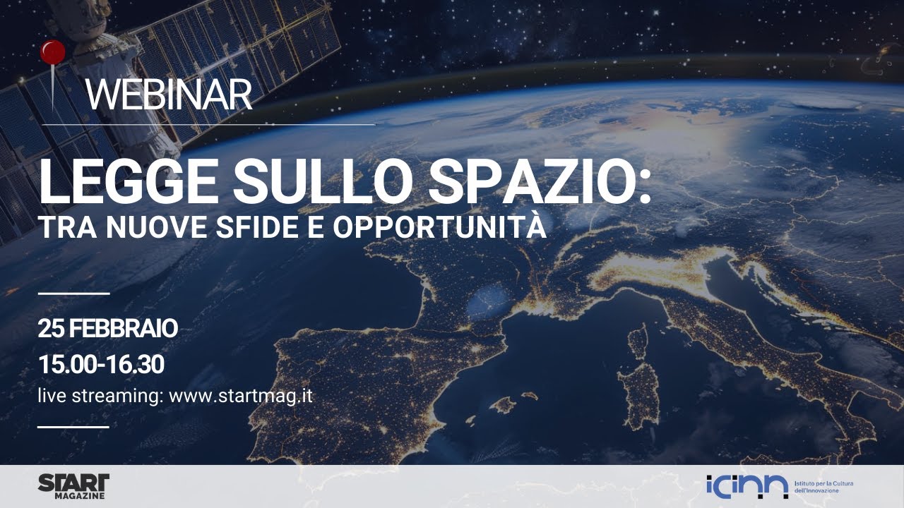 Legge sullo spazio. Tra nuove sfide e opportunità