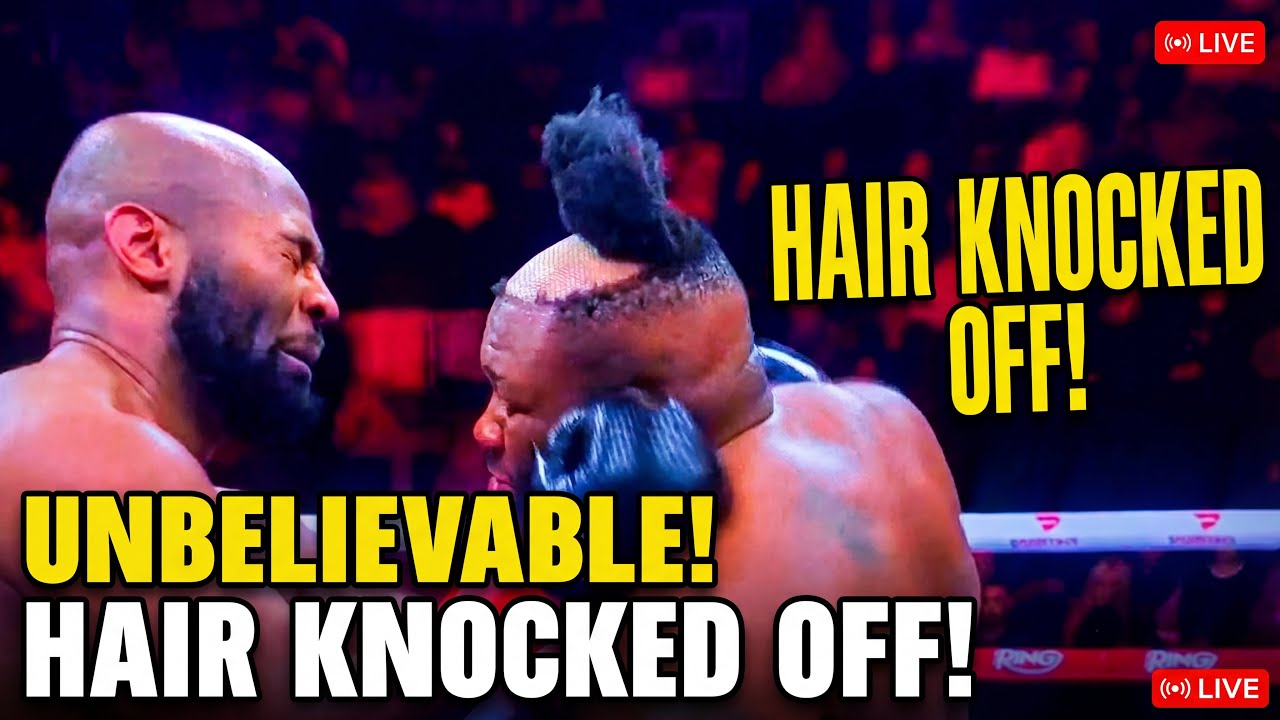  Shocking Jarrell big baby miller gets his hair knocked off first in boxing history 