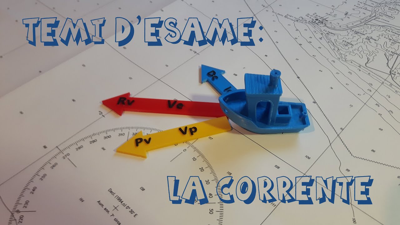 01 - Esercizio carteggio esame Patente Nautica senza limiti - Corrente