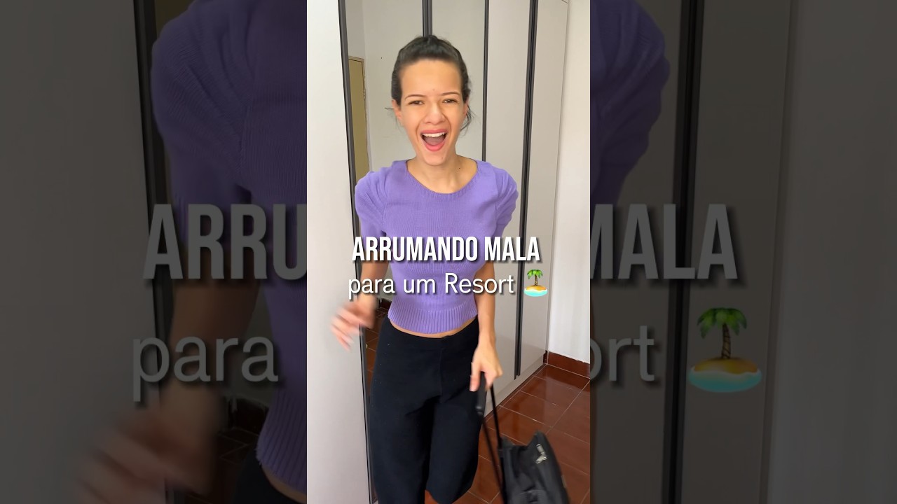 Arrumando mala para um resort🏝️☀️