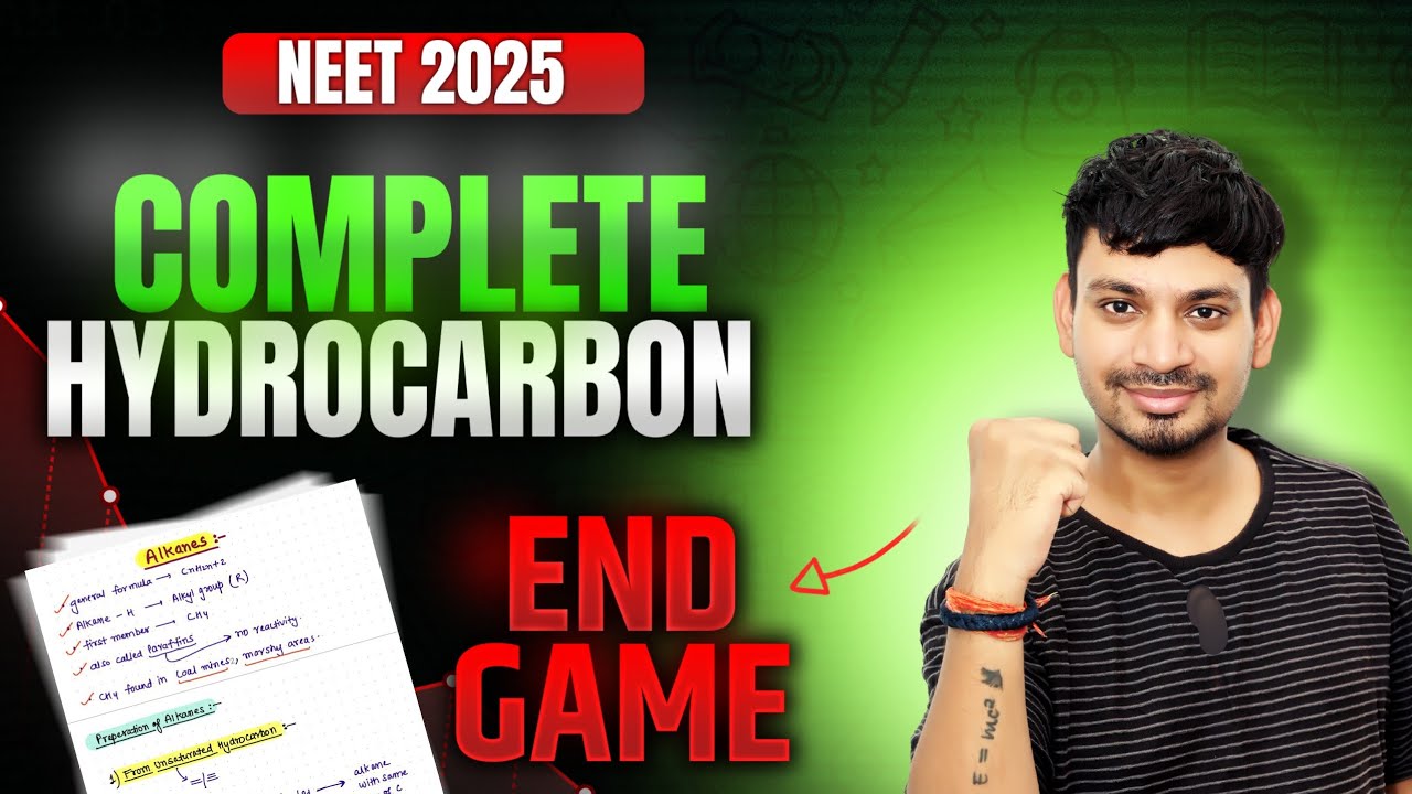 HYDROCARBON END GAME🔥: NCERT BASED | NEET 2025