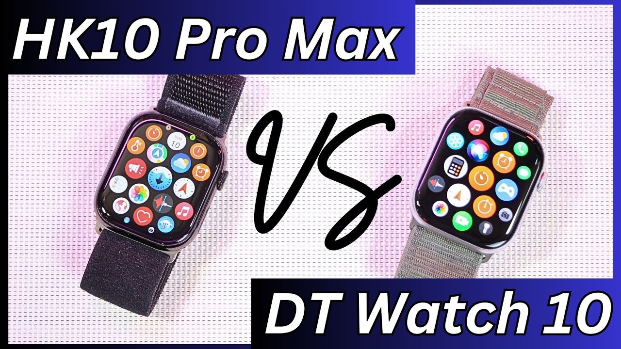 HK10 Pro Max vs DT Watch 10 – The Real Apple Watch Series 10 Killer? 😱 Best Budget Smartwatch 2025!