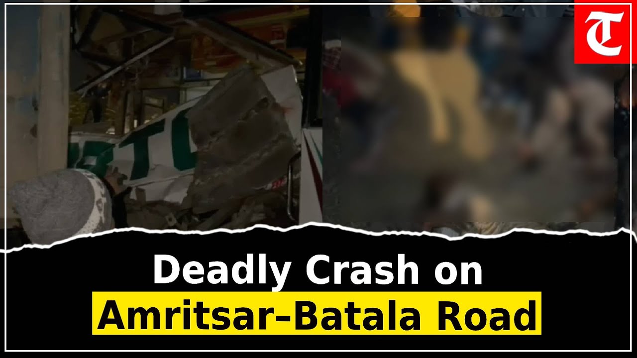 1 Dead, Dozens Injured in Major Bus&ndash;Truck Collision on Amritsar&ndash;Batala Road Near Gopalpura