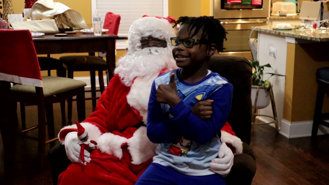 🎅🏾😲 Santa Made a Surprise Visit to Our House