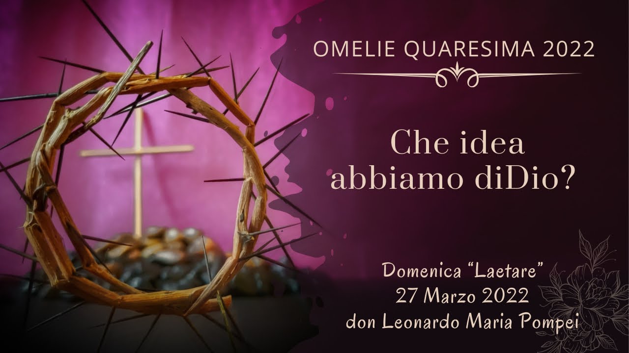Che idea abbiamo di Dio?
