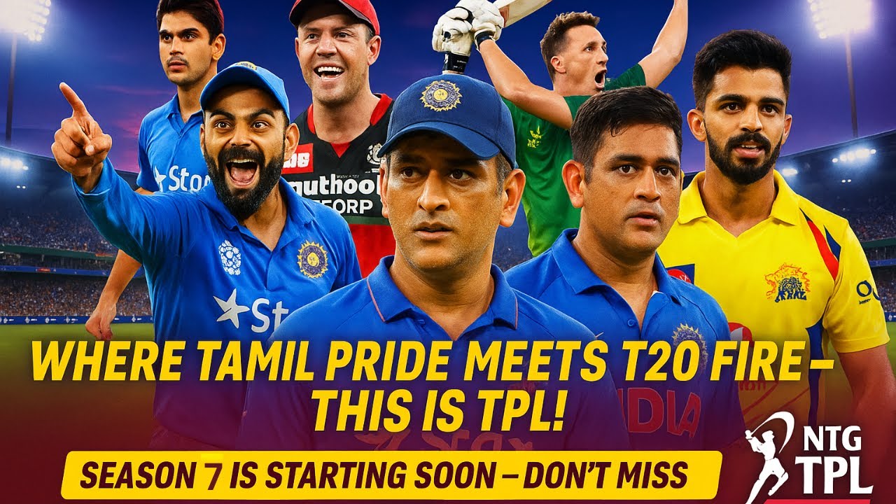 TPL Season 7–The Battle of Tamil Pride Begins! | Live Cricket Action | Powered by Nesty Tamil Gaming