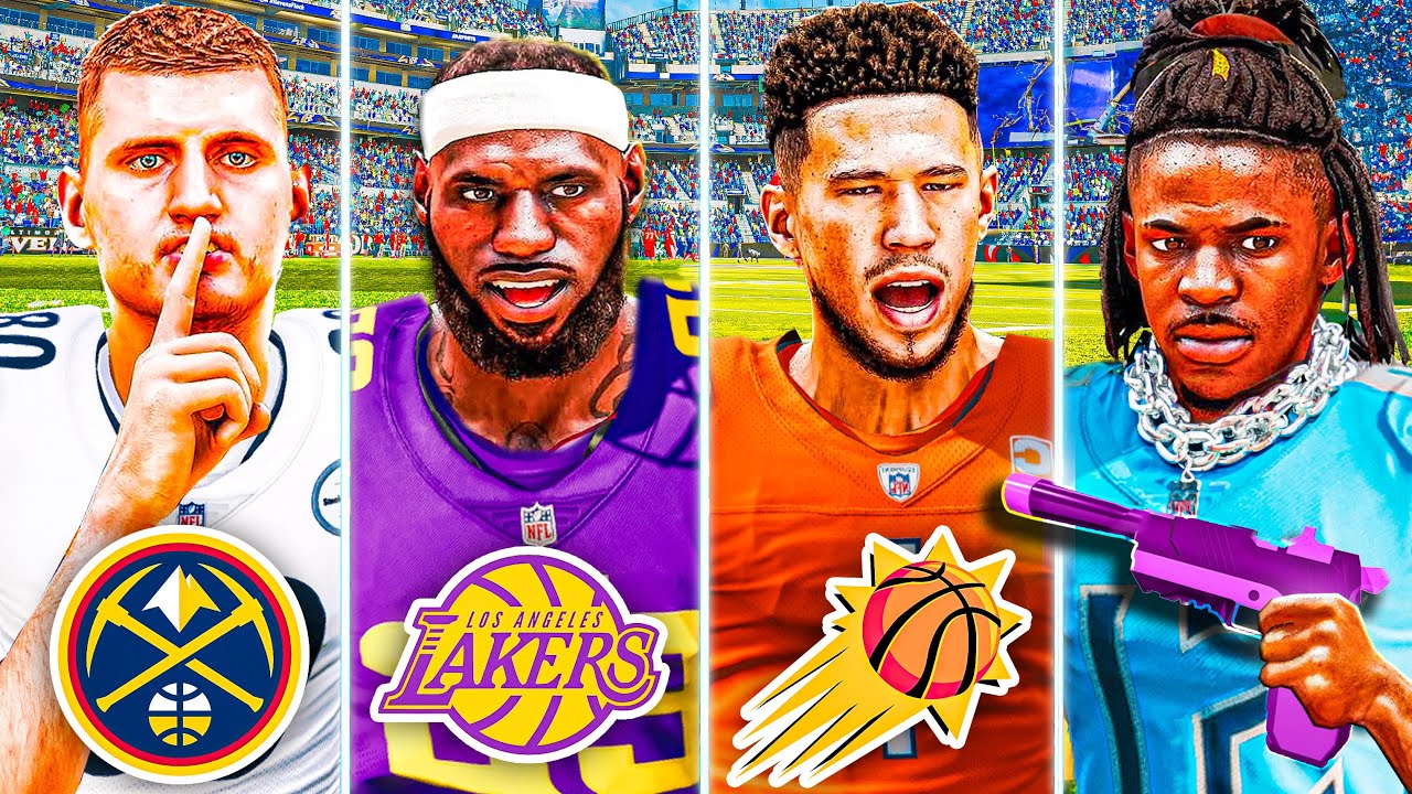 I Put NBA Players in Madden 24 (Ja Morant, Lebron, Devin Booker, Jokic)
