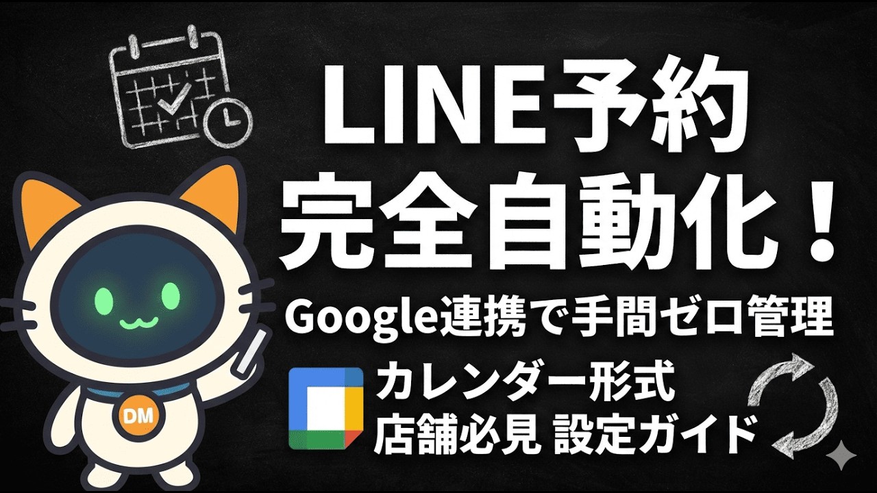 #36 店舗運営の強い味方！Lステップ「カレンダー予約」の設定とGoogle連携術