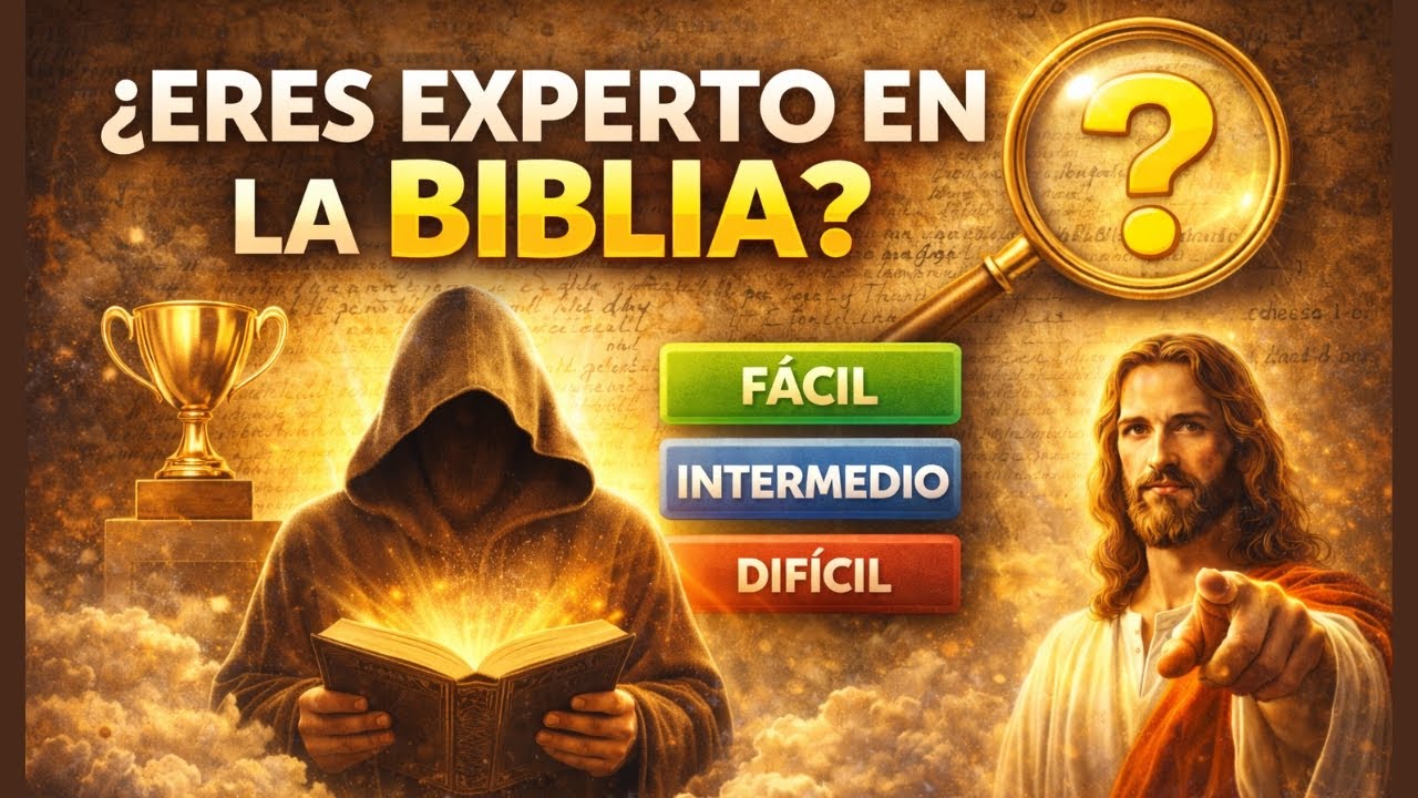 ¿Cuántos aciertos logras en este QUIZ BÍBLICO? 📖 | Preguntas que desafían tu fe