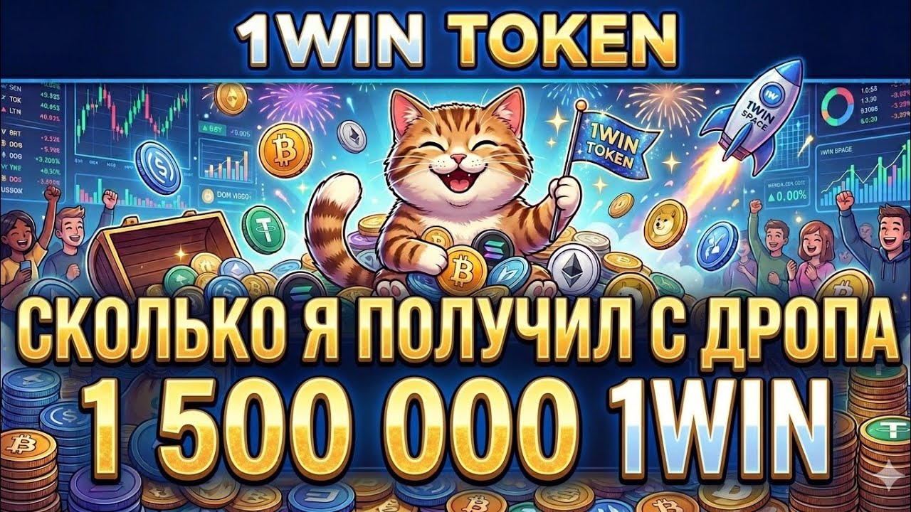 СКОЛЬКО Я ПОЛУЧИЛ С ДРОПА в 1Win Token? AirDrop  СЕГОДНЯ! Новые Условия по 1ВИН Токен 2026