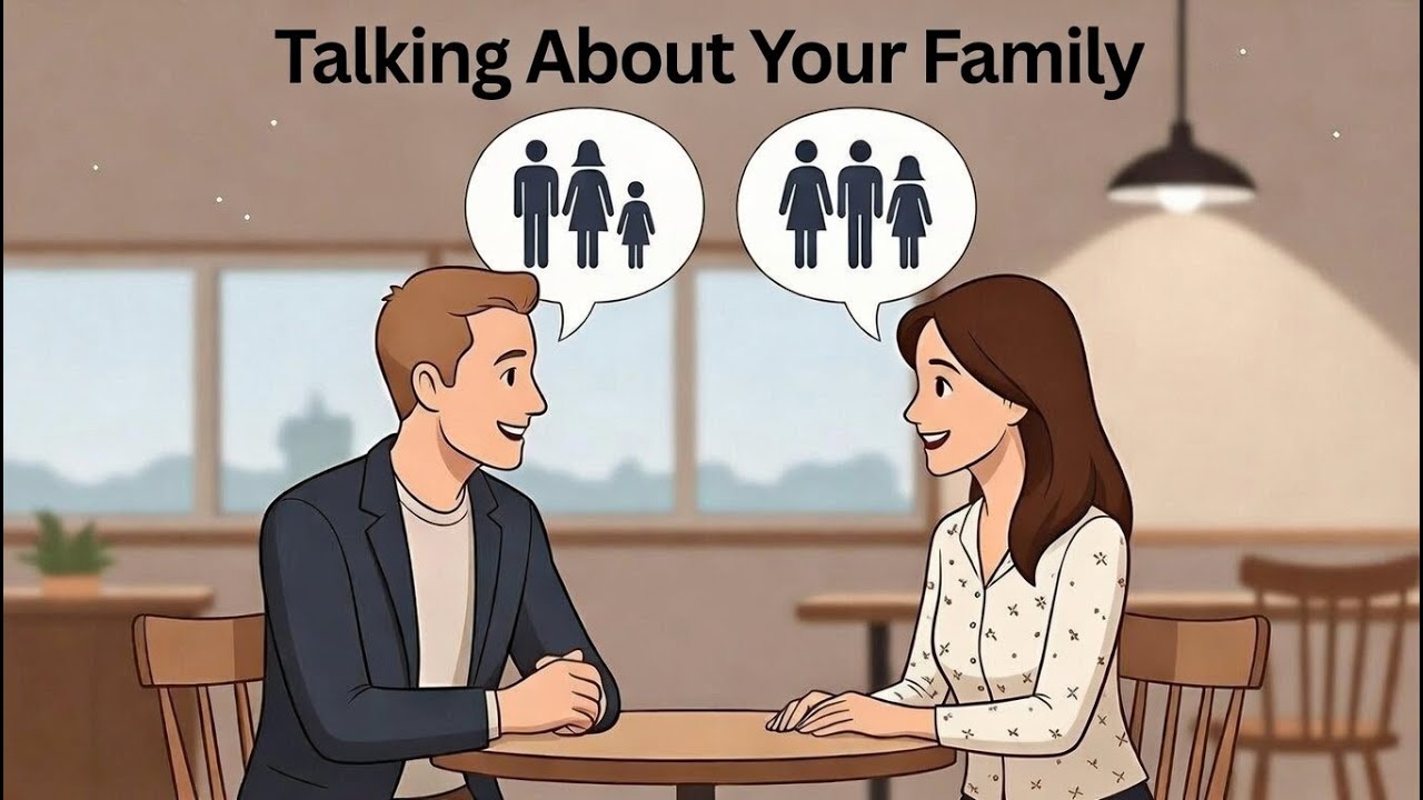 How To Talk About Your Family in English mr Adam & miss sarah