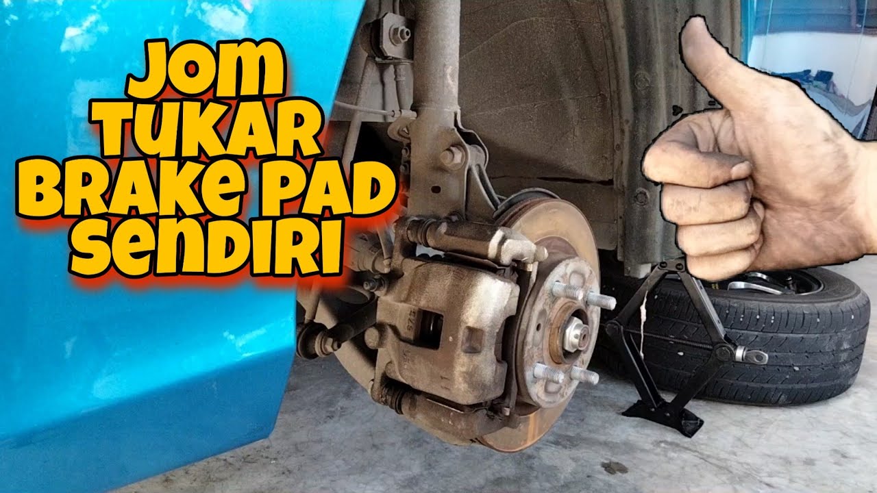 Brake pad dah nipis | Tukar sendiri jom | PERODUA BEZZA