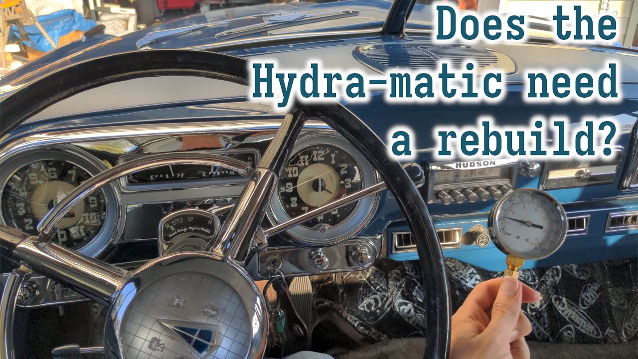 Pressure testing your Hydra-matic pumps - Hudson Hornet road test