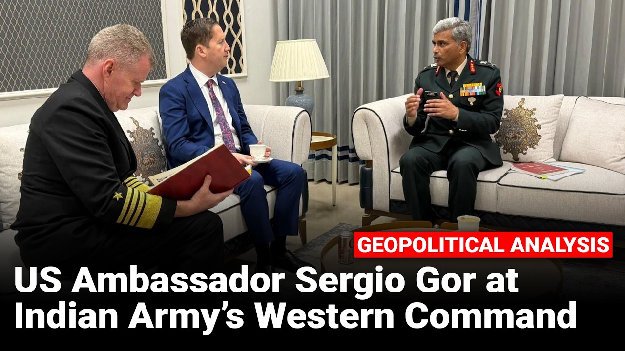 Посол США Серджио Гор посетил Западное командование индийской армии | Геополитический анализ