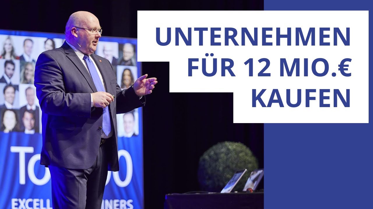 12 Mio &euro; Kaufpreis f&uuml;r einen Unternehmenskauf bei wenig Eigenkapital #unternehmenskauf #firmenkauf