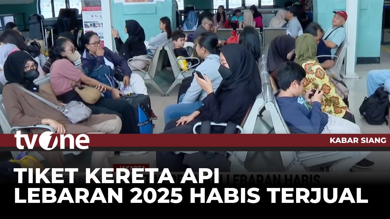 Tiket Kereta Api Lebaran Habis dalam 1 Menit | Kabar Siang tvOne