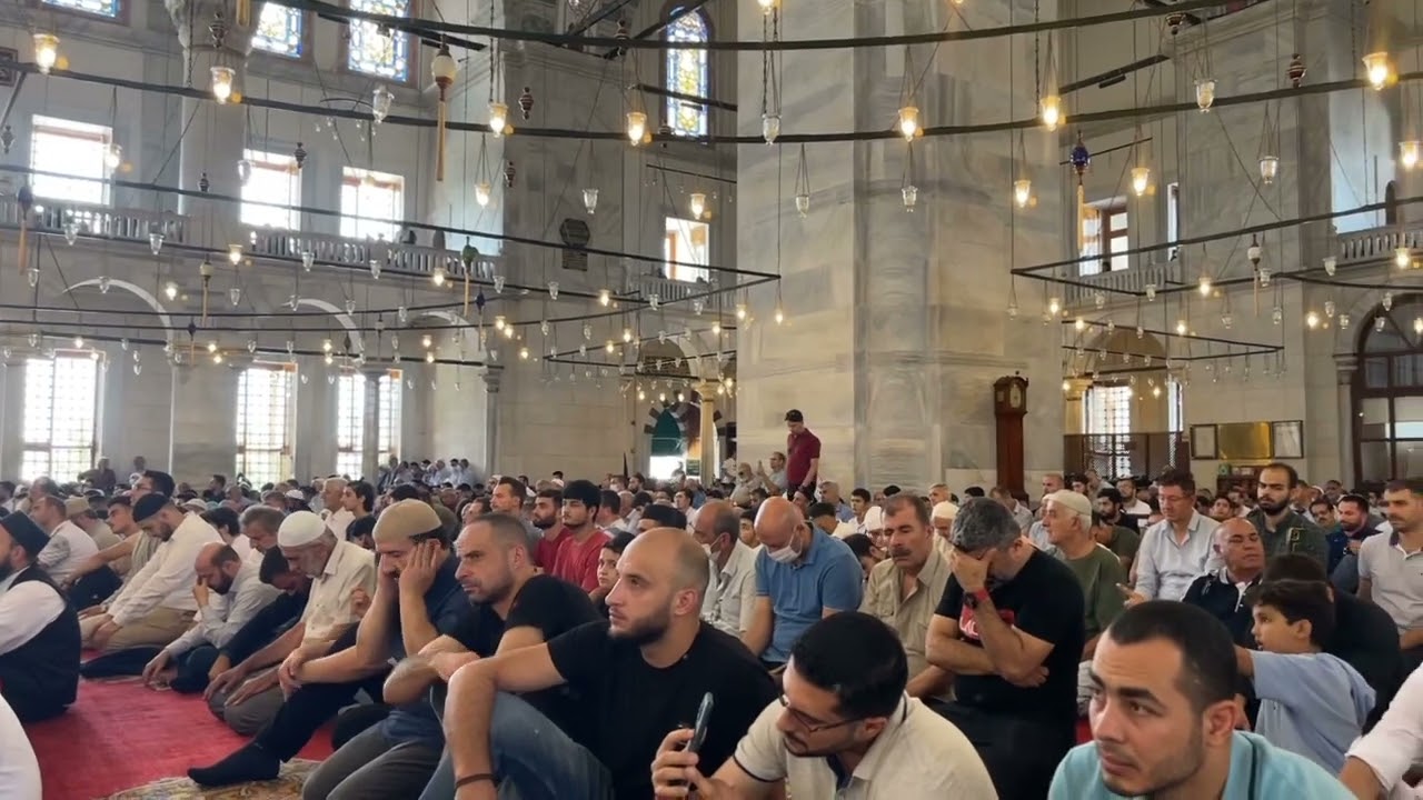 أذان وخطبة الجمعة من مسجد الفاتح بمدينة استطنبول ٢٠٢٢/٨/١٢م