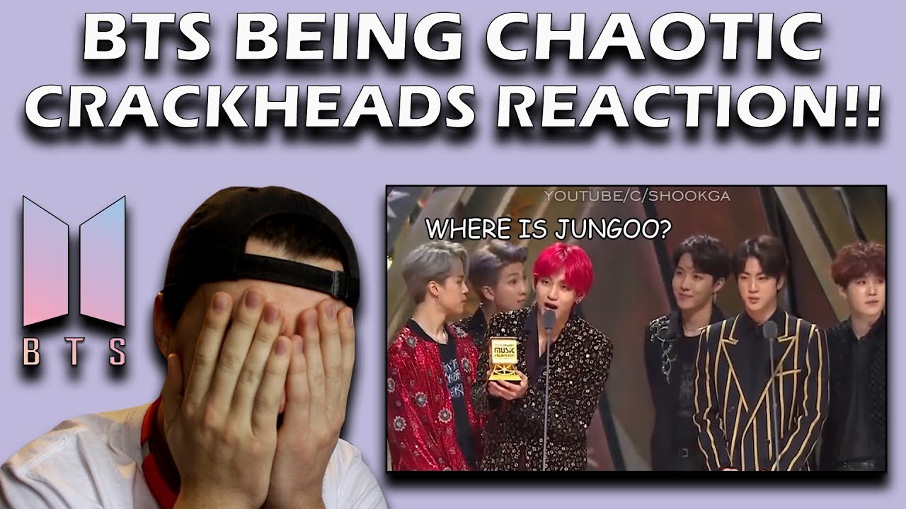 BTS Being Chaotic Crackheads in Award Shows REACTION!