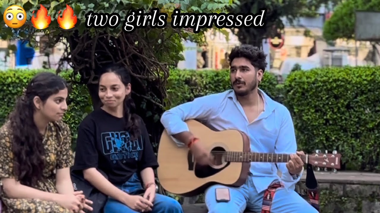 Two girls impressed by songs || public reactions || himanchal Mandi || anurag 