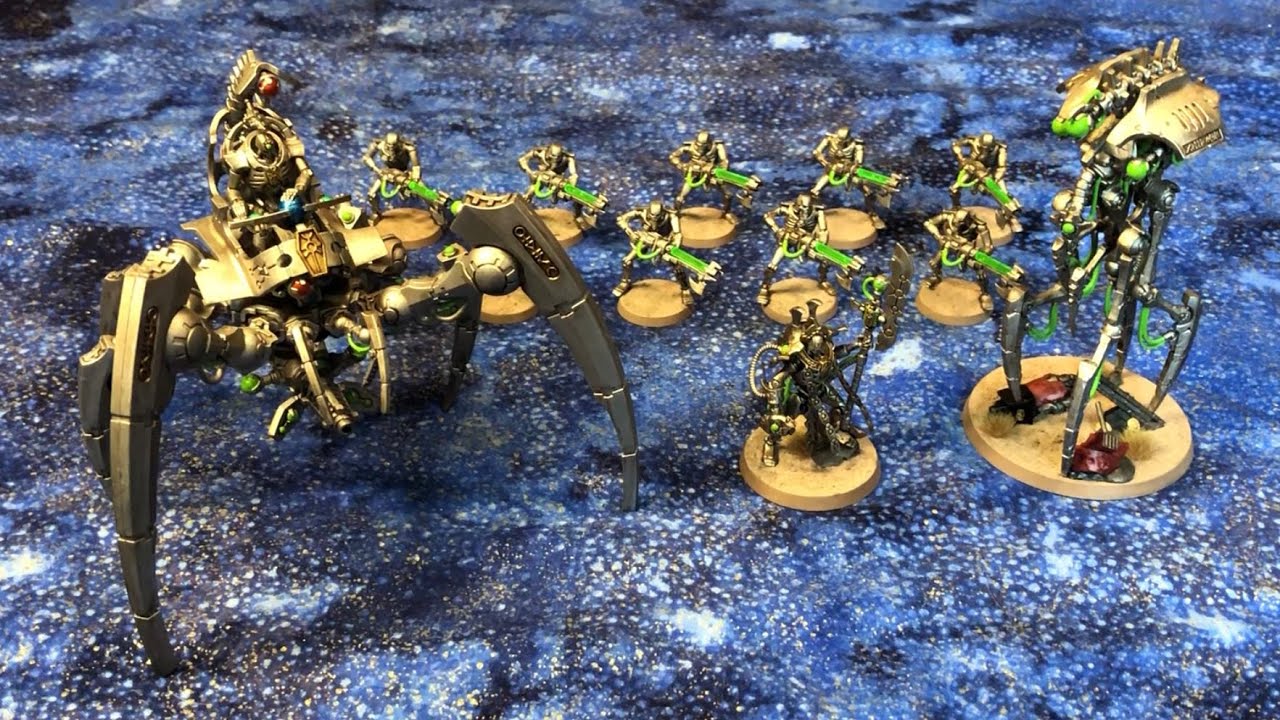 ASMR Necrons Codex & Painted Warhammer 40K Combat Patrol Soft-Spoken Ramble w/ background fan sounds