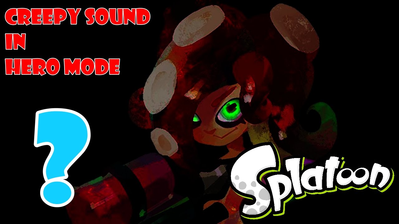 Splatoon - Easter Egg: Creepy sounds in Hero Mode?