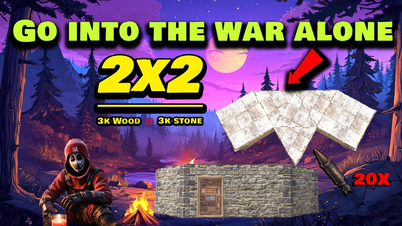RUST Solo/Duo UNRAIDABLE 2x2 Base Design! (Cheap & Easy Starter)