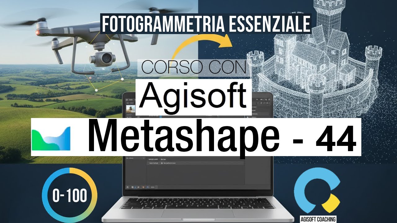 44 - Creare un Avatar 3D, corso di Fotogrammetria con Agisoft Metashape - SUB EN