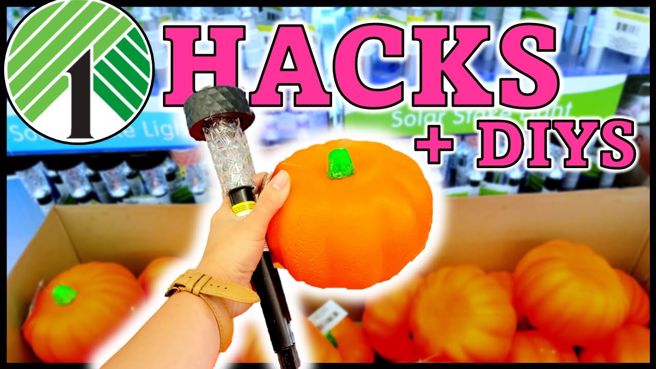 *NEW* Dollar Tree PATIO HACKS & DIYS for FALL-HALLOWEEN | $1 GENIUS Front Porch Decor!