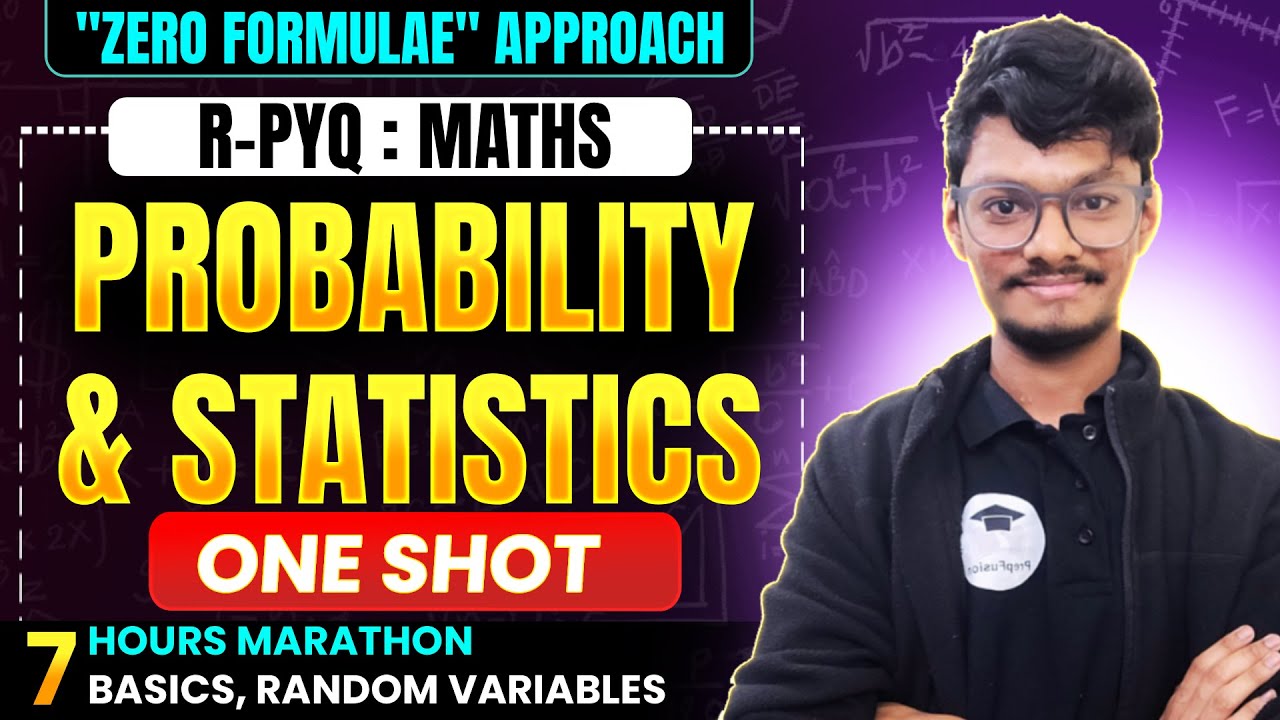 🔥GATE R-PYQ Engineering Mathematics Probability & Statistics || ONE SHOT || PrepFusion