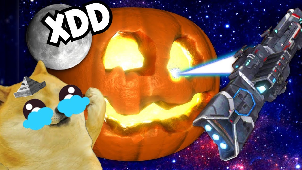 convierto la TIERRA en CALABAZA y la DESTRUYO como un DIOS 😈 - Solar Smash - Juegos con cheems