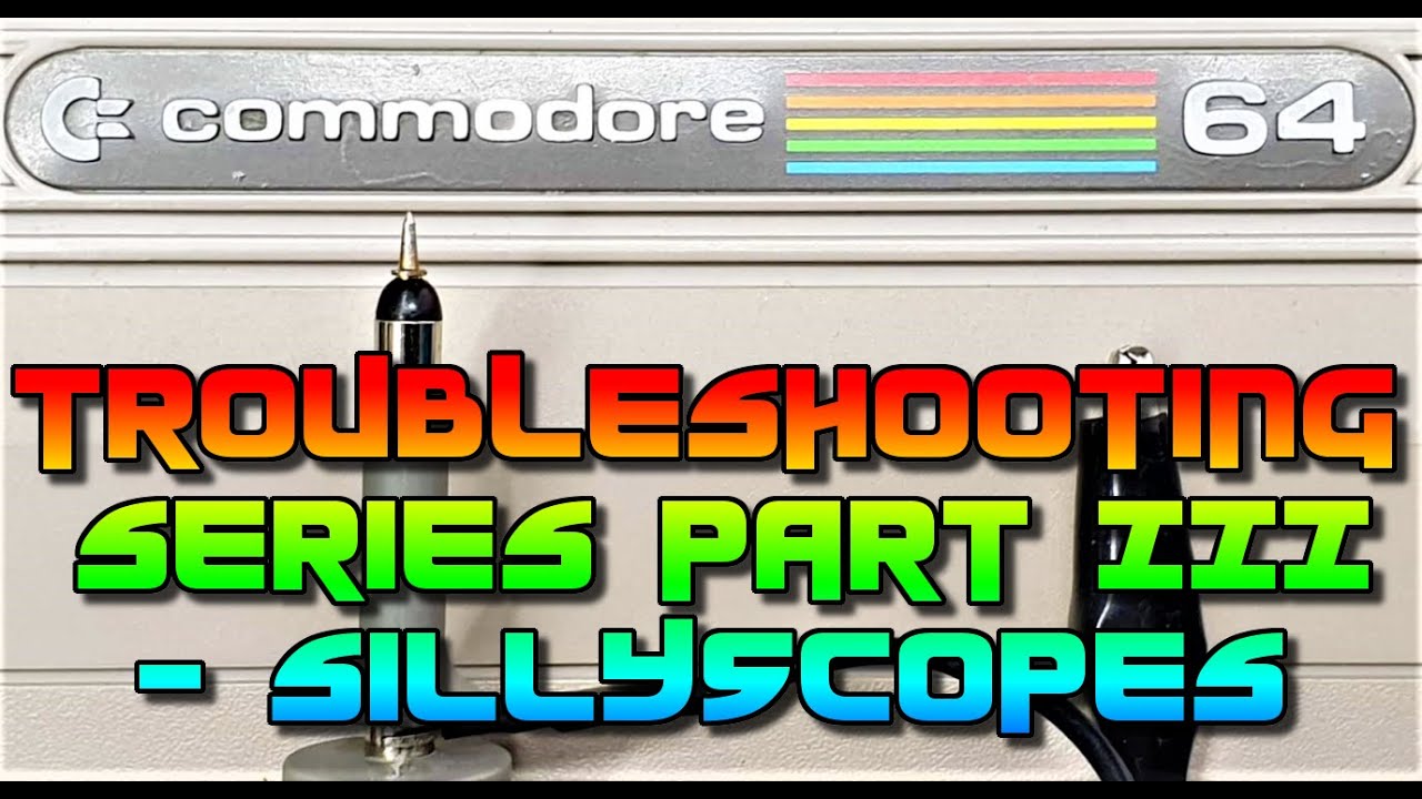 Commodore 64 troubleshooting part 3 - probing with an oscilloscope