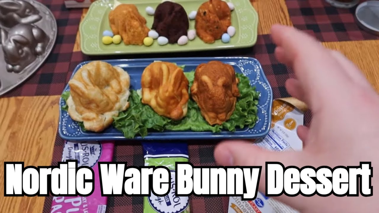 The BEST Easter Treats with Nordic Ware Bunny Cakelet Pans