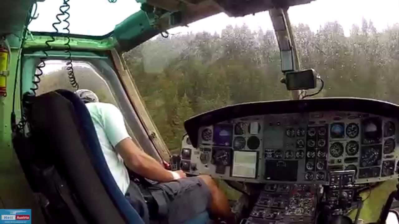 BELL 412 - Heli-Logging in the rain - Österreich - Heli Austria