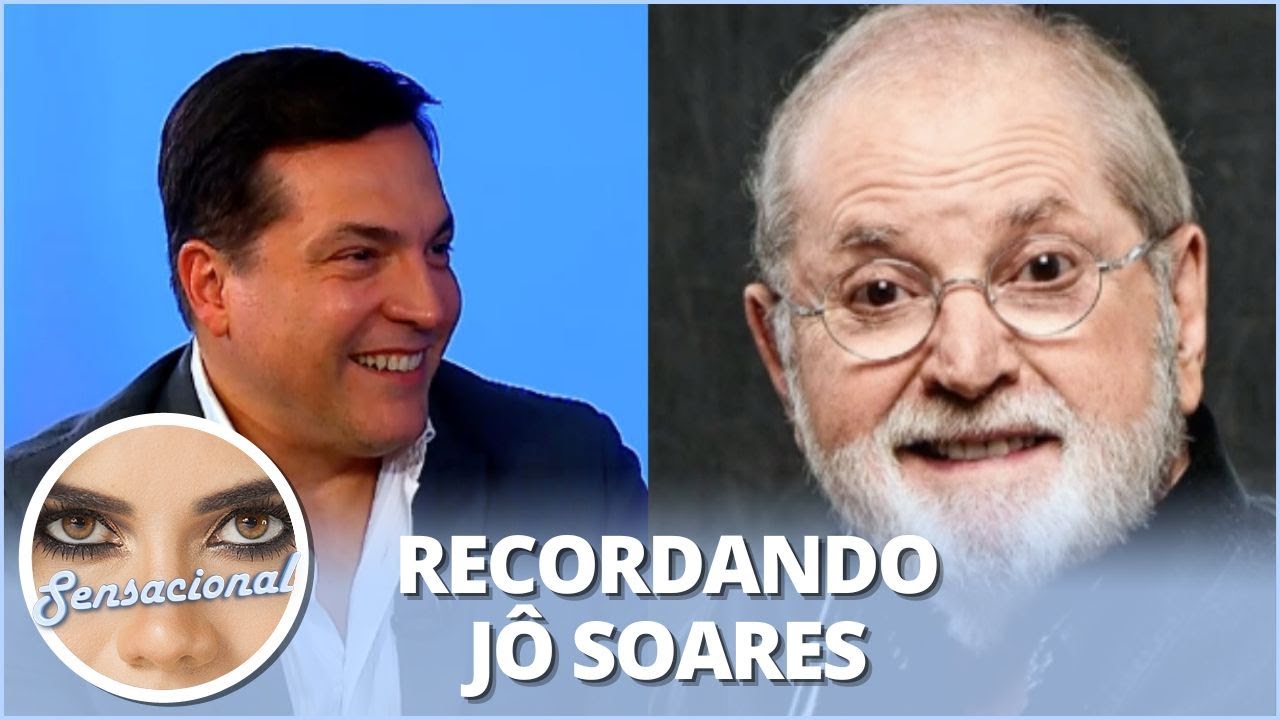 Daniel Boaventura recorda de entrevista com Jô Soares: “De uma cultura impressionante”