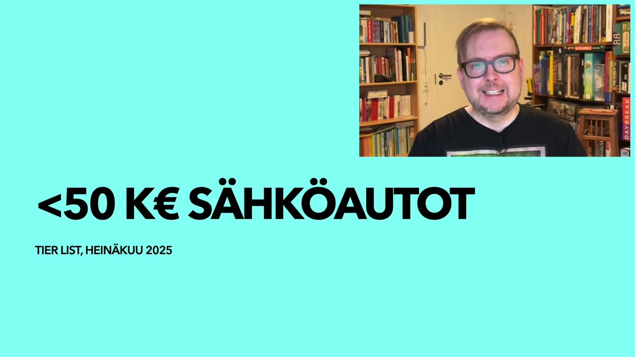 Alle 50k€ sähköautot (07/2025)