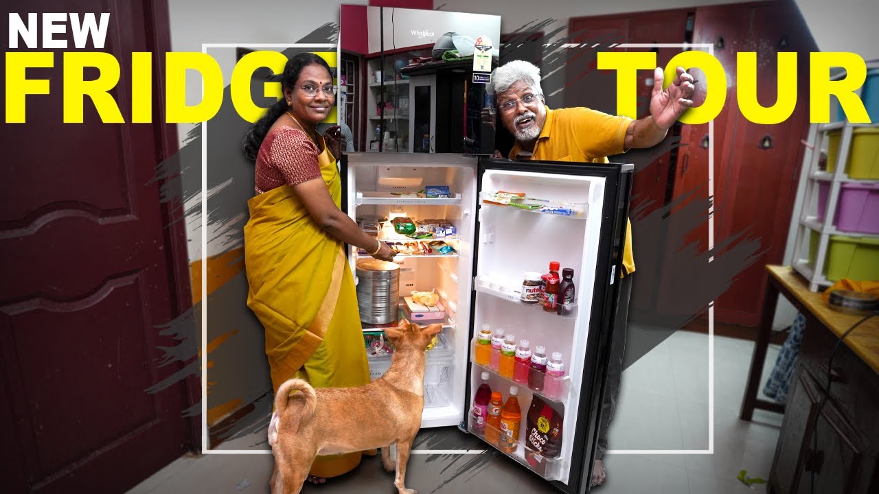 Dad's Fridge Tour!! | Funniest Unboxing 😂💯| What's inside our Fridge?