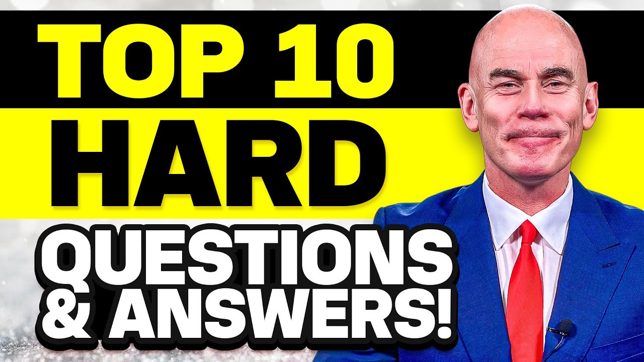 TOP 10 MOST DIFFICULT INTERVIEW QUESTIONS & ANSWERS! (How to ANSWER Common Job Interview Questions!)