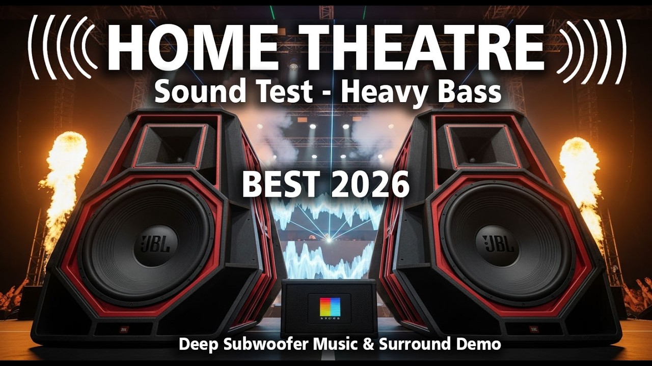 BEST 2026 🔥 Heavy Bass Home Theater Sound Test 🔊 Deep Subwoofer Music & Surround Demo