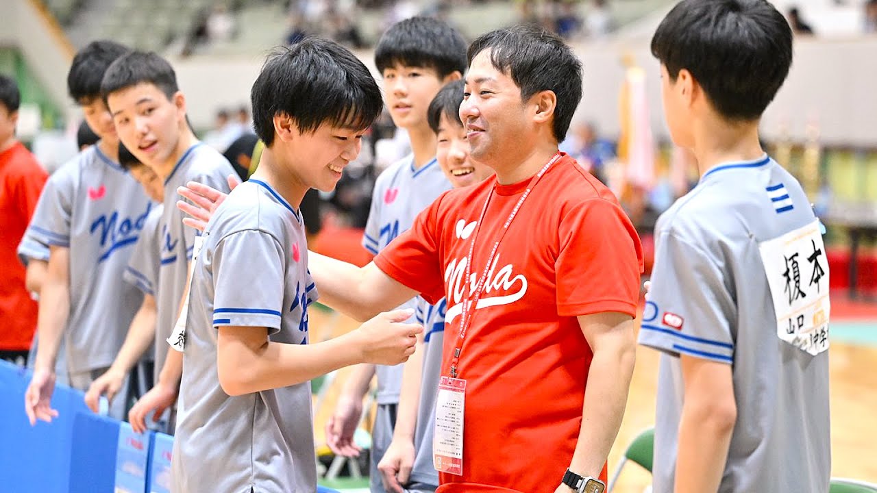 第56回 全国中学校 卓球大会ハイライト｜男子団体 準決勝　野田学園 対 上宮学園  #全中  #北九州  #卓球レポート