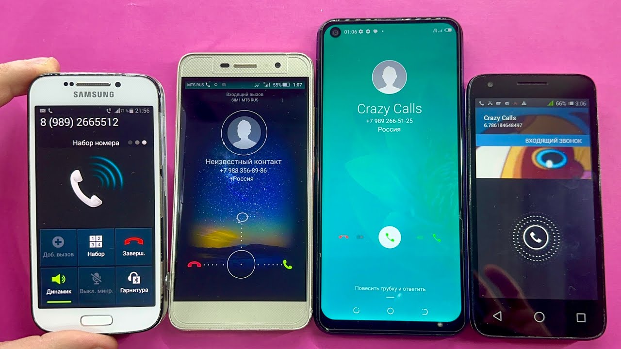 Crazy Mobile Samsung Zoom vs Huawei TIT-L01 vs Tecno Camon 16 vs Alcatel 40270/ Alarm Mobile Calls