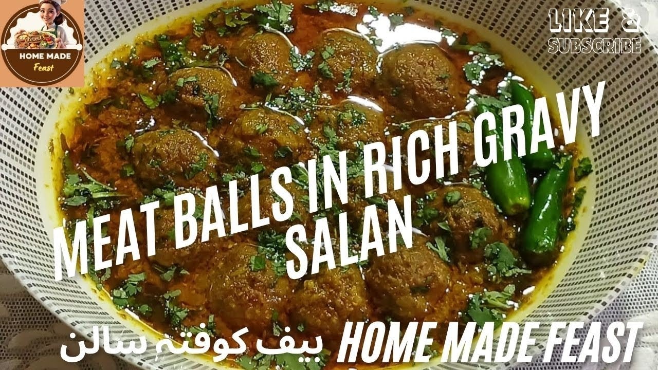 Beef Kofta Curry Recipe | Delicious Meatballs in Rich Gravy | Easy Homemade Kofta Salan