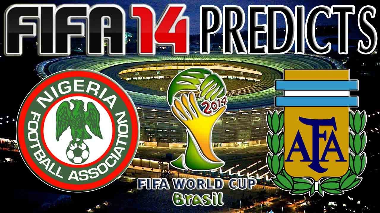 2014 FIFA World Cup Brazil | Nigeria vs Argentina | FIFA 14 PREDICTS (PS4)